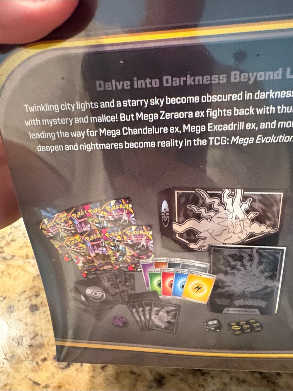 Pokémon TCG Elite Trainer Box new sealed bix- Mega Evolution Pitch Black (Black - Picture 6 of 6